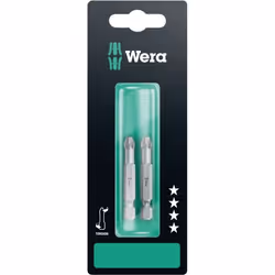 Peu de tournevis Wera 855/4 TZ; PZ3; 50 mm; 2 des unités; blister