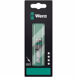 Wera 05073421001, Prise, 1/4", Impérial, 1 tête(s), 1/4", Sulfate de chondroïtine, Plastique, Acier