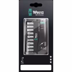 Wera 05073410001, 10 pièce(s), Phillips, Cruciforme, Fente, PH 1, PH 2, PH 3, PZ 1, PZ 2, PZ 3, 200 mm, 15 mm