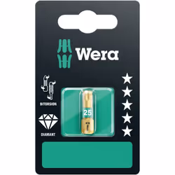 enquête Wera 05134374001 Contenu: 1 pc(s) description BDC= BiTorsion Diamonad Coated. Bits efficace avec Torsions-Zone, de so ...
