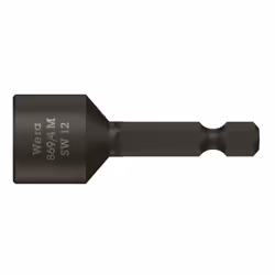 Wera 869/4 M, 1 pièce(s), Hexagonal, 25,4 / 4 mm (1 / 4"), Noir, 50 mm, 33 g