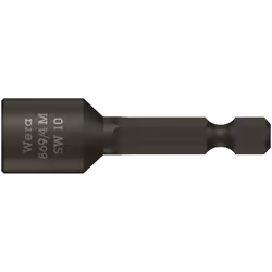 Wera 05060431001, 1 pièce(s), Hexagonal, 25,4 / 4 mm (1 / 4"), 3/8", Noir, CE, GS, DVE