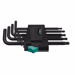 Wera 05024242001, Clé torx en L, TX8, Noir, République tchèque, 72 mm, 25 mm