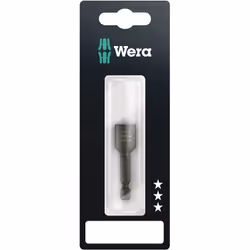Wera 869/4 M SB, 1 pièce(s), Hexagonal, 25,4 / 4 mm (1 / 4"), Noir, ISO 1173-F, 50 mm