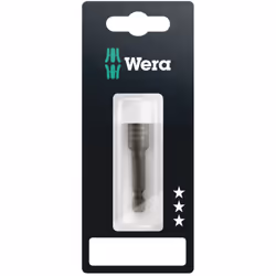 Wera 869/4 M SB, 1 pièce(s), Hexagonal, 25,4 / 4 mm (1 / 4"), Noir, 30 g
