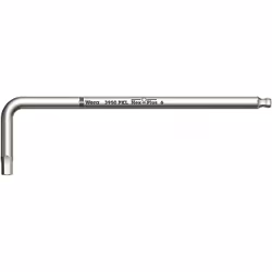 Wera 3950 PKL, Clé hexagonale forme de l, Métrique, 1 pièce(s), Acier inoxydable, 6 mm, 17,2 cm