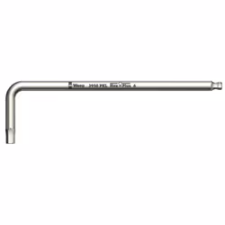 Wera 05022709001, Clé hexagonale forme de l, Métrique, 1 pièce(s), Acier inoxydable, 10 mm, 22,4 cm