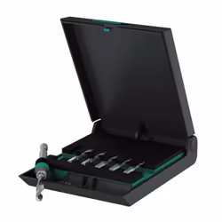 Wera 847/7, Perceuse, Ensemble de forets, 6,35 mm, Acier rapide, Tige hexagonale, République tchèque