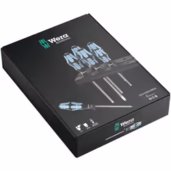 Wera 3334/3350/3355/6 Jeu Tournevis plat