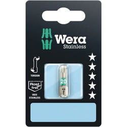 Peu de tournevis Wera WE05073622001; T20; 1/4''; 25 mm