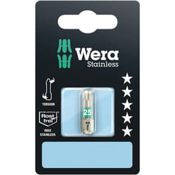 Peu de tournevis Wera WE05073623001; T25; 1/4''; 25 mm