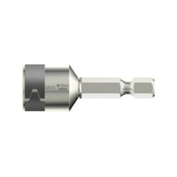 Wera - Douille 1/4'' acier inoxydable, 50 mm long, en pouces américains, Cote s/plats : 3/8 pouces