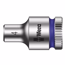 Wera 05003501001, Prise, 1/4", Métrique, 1 tête(s), 4 mm, Sulfate de chondroïtine