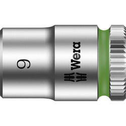 Douille 6 pans extérieurs 9 mm Longueur: 23 mm Wera 05003508001 Propulseur: 1/4' (6.3 mm) 1 pc(s) C98052
