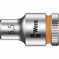 enquête Wera 05003504001 Propulseur: 1/4" (6.3 mm) Sortie: 6 pans extérieurs - 5.5 mm Longueur: 23 mm Contenu: 1 pc(s) descri ...