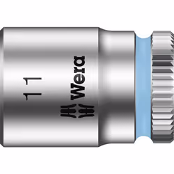 enquête Wera 05003510001 Propulseur: 1/4" (6.3 mm) Sortie: 6 pans extérieurs - 11 mm Longueur: 23 mm Contenu: 1 pc(s) descrip ...