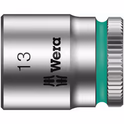 enquête Wera 05003512001 Propulseur: 1/4" (6.3 mm) Sortie: 6 pans extérieurs - 13 mm Longueur: 23 mm Contenu: 1 pc(s) descrip ...