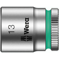 Douille 6 pans extérieurs 13 mm Longueur: 23 mm Wera 05003512001 Propulseur: 1/4' (6.3 mm) 1 pc(s) C98028