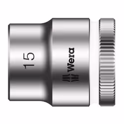 Wera 05003560001, Prise, 3/8", Métrique, 1 tête(s), 15 mm, Sulfate de chondroïtine
