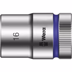 WERA 8790 HMC Douille Zyklop à emmanchement 1/2",16mm-5003607001 DESCRIPTION DE L'ARTICLE Les douilles pour usage manuel et s ...