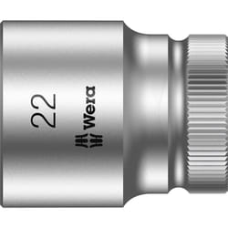 Wera - Douille 6 pans extérieurs 22 mm Longueur: 37 mm 05003613001 Propulseur: 1/2' (12.5 mm) 1 pc(s) C98002