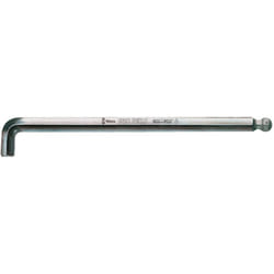 Clés mâles coudées, syst. métrique, chromées 950 pkls Hex-Plus 2,5 Wera 05022042001