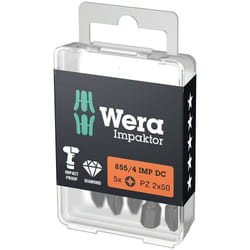 Wera 855/4 IMP DC PZ DIY embout de tournevis 5 pièce(s)