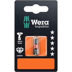 Buse à impact Wera 851/1 IMP DC Impaktor; PH3; 25 mm
