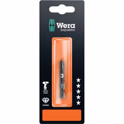Peu de tournevis Wera 855/4 IMP DC; PZ3; 50 mm; 1 des unités; blister