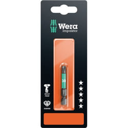 Peu de tournevis Wera 867/4 Impaktor; TX30; 50 mm; 1 des unités; blister