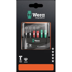 Wera 05073890001 embout de tournevis 6 pièce(s)