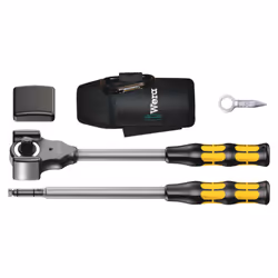 Wera 8002 C Koloss, Acier inoxydable, Noir, Jaune, Noir, Jaune, 1/2", République tchèque, 1,75 kg