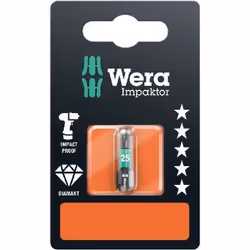 Peu de tournevis Wera Impactor 867/1 IMP DC; TX20; 25 mm; 1 unités