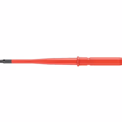 Informations techniques Domaine d'application (tournevis) : VDE Kraftform compact VDE 67 iS TORX®, TX 20 x 154 mm Lame interc ...