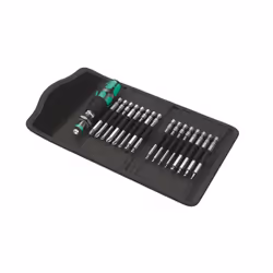 Wera Kompakt 60 KK, Ensemble de douilles, 1/4", Métrique, 17 tête(s), 10,15,20,25,30,40 mm, PH1, PH2, PH3, PZ1, PZ2, PZ3