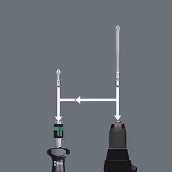 Wera Kraftform Kompakt 60 Torque Tournevis multi-embouts Offset screwdriver - Vue supplémentaire 4