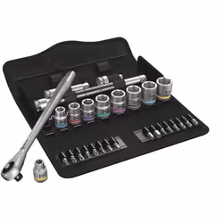 Wera 8100 SB 10, 29 pièce(s), Noir, Argent