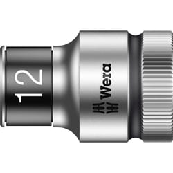 Wera - Douille 6 pans extérieurs 12 mm Longueur: 37 mm 05003732001 Propulseur: 1/2' (12.5 mm) 1 pc(s) W564081