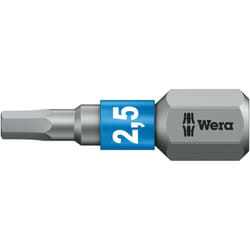 Embouts Hex-Plus btz 840/1 btz Hex-Plus 2,5 x 25 mm Wera 05056682001