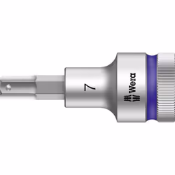 enquête Wera 05003823001 Propulseur: 1/2" (12.5 mm) Sortie: 6 pans intérieurs - 7 mm Longueur: 60 mm Contenu: 1 pc(s) descrip ...