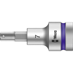 Douille-embout 6 pans intérieurs 7 mm Longueur: 60 mm Wera 05003823001 Propulseur: 1/2" (12.5 mm) 1 pc(s) W566121