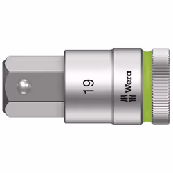 Wera 05003829001, Prise, 1/2", Métrique, 1 tête(s), 19 mm, Sulfate de chondroïtine