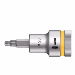 Wera 05003831001, Prise, 1/2", 1 tête(s), T25, Sulfate de chondroïtine, Chrome