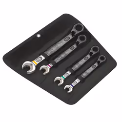 Wera 6001, 1/2,3/4,7/16,9/16", Métallique, Acier au chrome-molybdène, 4 pièce(s)