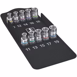 Wera 8790 HMC HF 1 Zyklop, 10 pièce(s), 25,4 / 2 mm (1 / 2"), Acier inoxydable, Acier inoxydable, CE, 37 mm