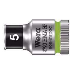 Wera 05003719001, Prise, 1/4", Métrique, 1 tête(s), 5 mm, Sulfate de chondroïtine