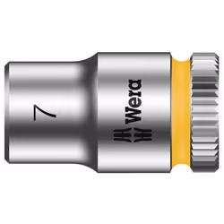 Wera 05003722001, Prise, 1/4", Métrique, 1 tête(s), 7 mm, Sulfate de chondroïtine