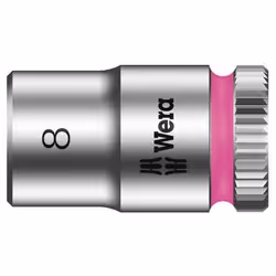 Wera 05003723001, Prise, 1/4", Métrique, 1 tête(s), 8 mm, Sulfate de chondroïtine
