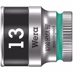Wera 05003728001, Prise, 1/4", Métrique, 1 tête(s), 13 mm, Sulfate de chondroïtine