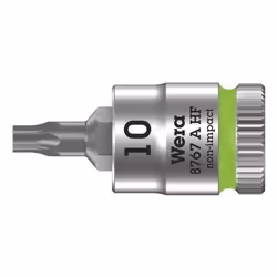 Wera 8767 A HF, 1 pièce(s), Torx, 1/4", TX10, 28 mm, République tchèque